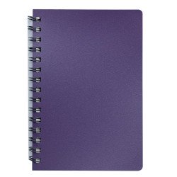 Книжка записн. на пруж. "STATUS" А4, 80л.,кл, пластик.обл., чароит