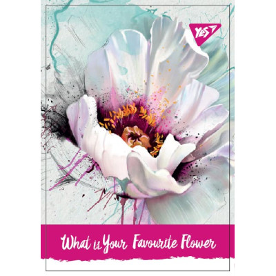 Тетрадь А7/80 од.спираль "FAVORITE FLOWER" YES