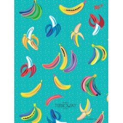 Тетрадь А5/144 пл.обл. Turnowsky. Pattern banana YES