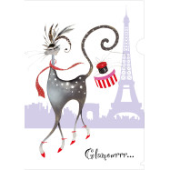 Уголок А4 "Glamour cats" L5904