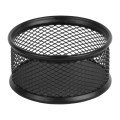 Підставка для скріпок 80x80x40мм, металева, чорна