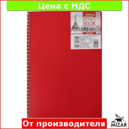 Блокнот для заметок, А5, бок. пружина, 80 л, офсет, обложка пластик