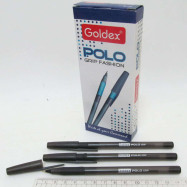 Ручка масл. Goldex "Polo grip Fashion #422 Индия Black 1,0мм с грипом