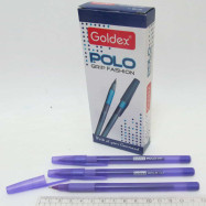 Ручка масл. Goldex "Polo grip Fashion #422 Индия Violet 1,0мм с грипом