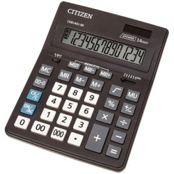 Калькулятор CITIZEN CDB1401-BK, 12-розрядний, розміри: 155 x 205 x 35 мм