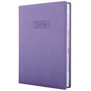 Ежедневник датированный 2020, Optima, VIVELLA, сиреневый, А5