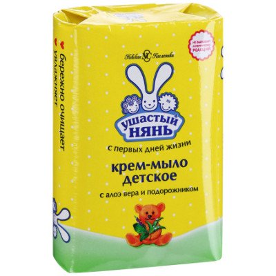 Крем-мыло "Ушастый нянь" с алое, 90г