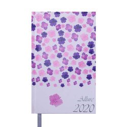 Ежедневник датированный 2020 ALLURE, A6, 336л, фиолетовый