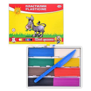 Пластилін "Юний художник", стек, 112 г,  8 кол.