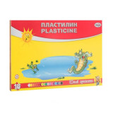 Пластилін "Юний художник", стек, 252 г,  18 кол.