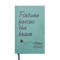 Ежедневник дат. 2020 FATTORE, A6, 336 л, зеленый