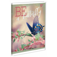Зошит А4/96 кл скоба YES "Be a butterfly"
