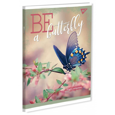 Зошит А4/96 кл скоба YES "Be a butterfly"