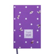 Ежедневник дат. 2020 SAVE, A6, 336л, фиолетовый