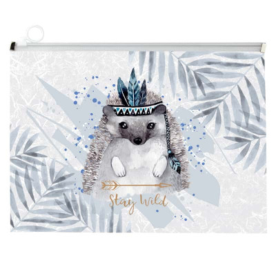 Папка на молнии zip-lock, А4+, Cuties-01