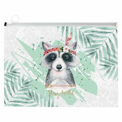 Папка на молнии zip-lock, А4+, Cuties-02