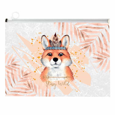 Папка на молнии zip-lock, А4+, Cuties-04