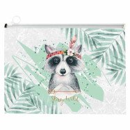 Папка на блискавці zip-lock, А4+, Cuties-02