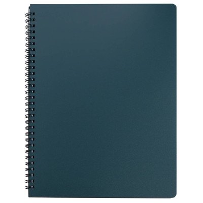 Книжка записн. на пруж. "OFFICE" А4, 96л,кл.  пластик.обл, красная