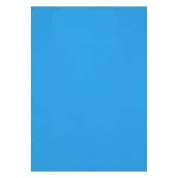 Обложка пластиковая прозорачная А4 (50шт), 180 мкм. синяя, Axent