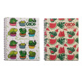 Блокнот на пружине сбоку CUTE pattern, А-5, 64 л, кл, інтегр. обл., KIDS Line, а