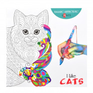 Раскраска антистресс "I like cats"