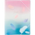 Папка на резинке А4+, Colourful Feather 01