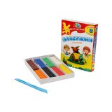 Пластилин 8цв, 160г, стек Захоплення