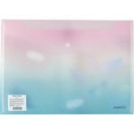 Папка на кнопці А4+, Colourful Feather 01
