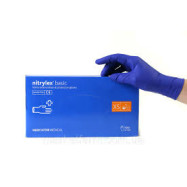 Перчатки нитриловые NITRYLEX BASIC  L (100шт), БЕЗ НДС