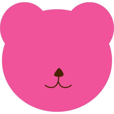 Блок бумаги с липким слоем, Bear, 70х70мм,50лист