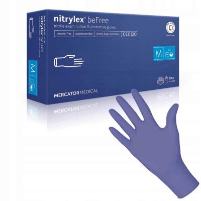 Перчатки нитриловые NITRYLEX BASIC  M (100шт), БЕЗ НДС