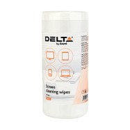 Салфетки для экранов влажные, 100 шт. Delta by Axent