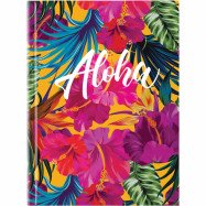 Книга записная твердая обл. В5, 80л. кл. Neon Tropics