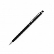 Ручка кулькова металева ECONOMIX STYLUS чорна, пише синім