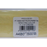 Бумага цв.А4/80 500арк. паст. Cream 110 (желт.)SPECTRA COLOR