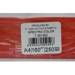 Бумага А4/160 Spectra Color Red 250 красный интенс.