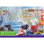 Альбом для рисования 24л.скоба