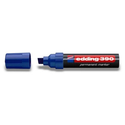 Маркер перманентый синий 390 EDDING