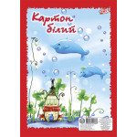Картон белый А4,  8л.  ТМ "БРІСК" скоба