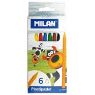 Пластипастель, 6цветов, MILAN