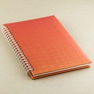 Блокнот А5,80л.асс обл.жестк.пруж.збоку