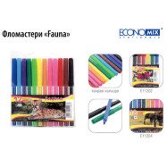 Фломастеры 12 цв. FAUNA