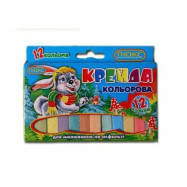 Мел цветн.12цв.24*72
