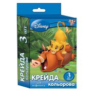 Мел цветной  3шт. JUMBO, 23*107мм,7606 CLASS