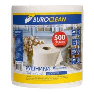 Полотенца бумажные Buroclean EuroStandart, 500 отрывов, 100 м Полотенца бумажные Buroclean EuroStandart, 500 отрывов, 100 м