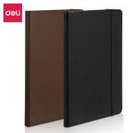 Записная книжка Deli EN112G черная А5 96ар клетка 80гр тв.обложка на резинке Записная книжка Deli EN112G черная А5 96ар клетка 80гр тв.обложка на резинке