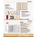 Щоденник датований 2024 Optima, NEBRASKA , білий металік, А5