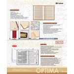 Щоденник датований 2024 Optima, NEBRASKA , білий металік, А5
