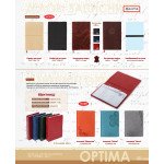 Ежедневник датированный 2017, Optima, STRIPE, синий, А5